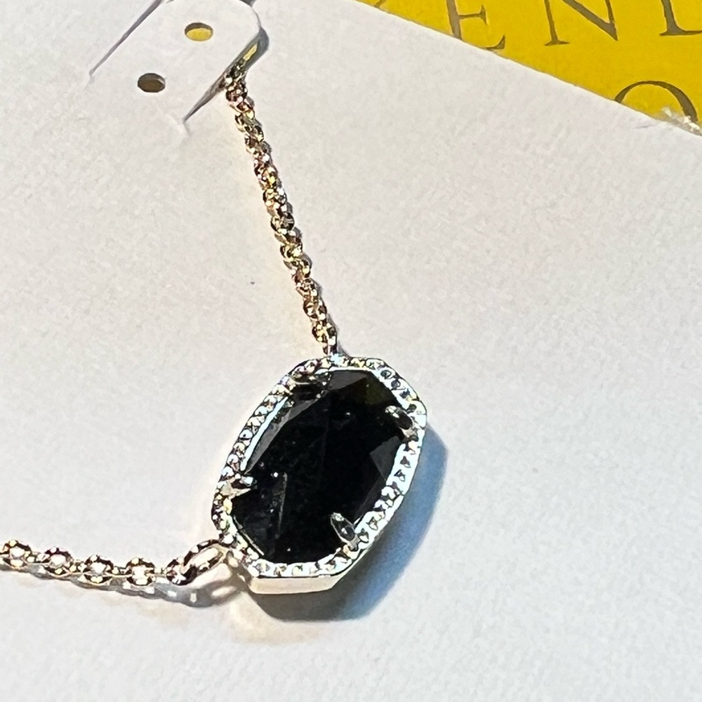 NWT Kendra Scott RARE Elisa Necklace Blue Goldstone Yellow Gold Bloomingdales😊 - Picture 4 of 10
